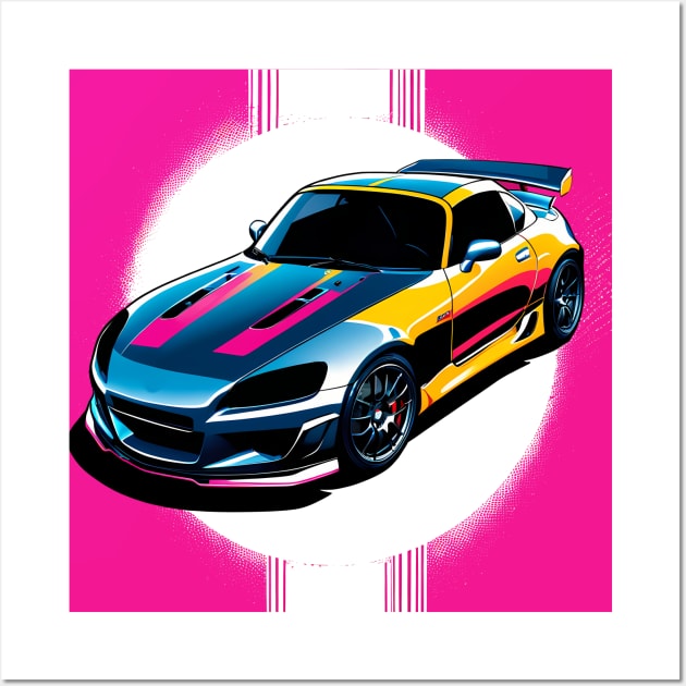 Honda S2000 Wall Art by TaevasDesign